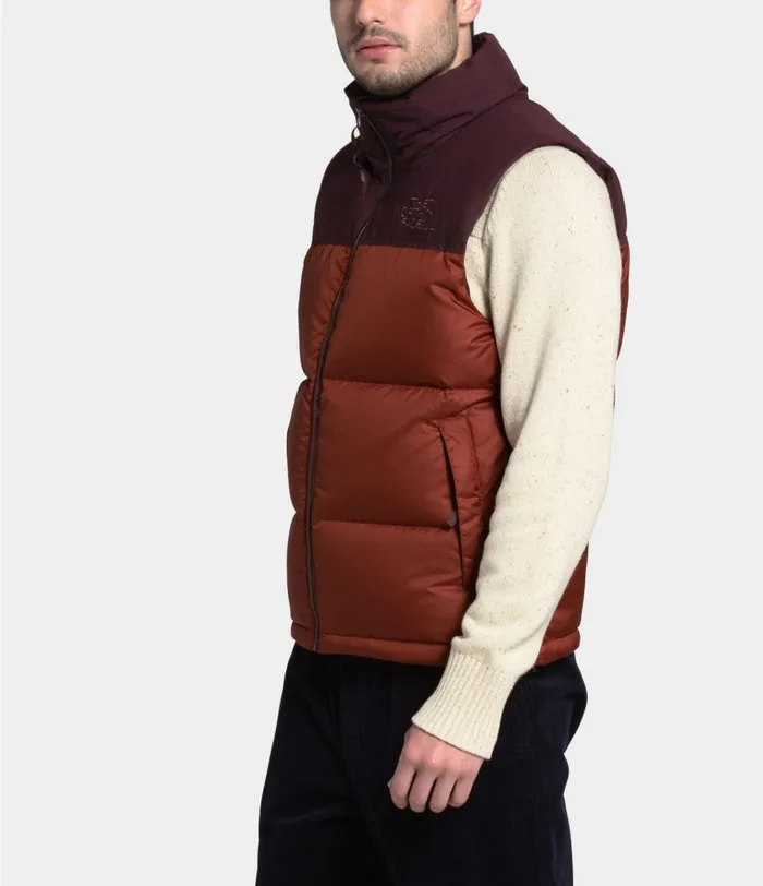 Mens MENS ECO NUPTSE VEST Brandy Brownroot Brown The North Face Insulated and Down Jackets