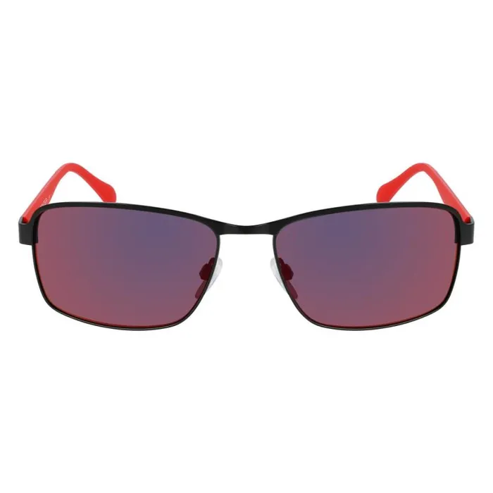 Mens Metal Rectangle Sunglasses Black Spyder Eyewear