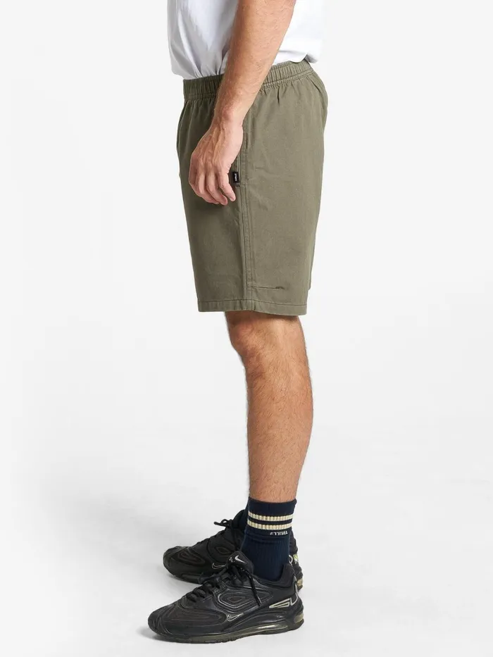 Mens Minimal Work Volley Army Green Thrills Shorts
