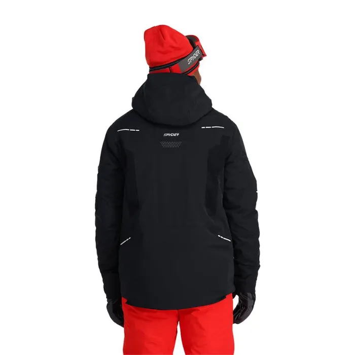 Mens Pinnacle Black Spyder Insulated