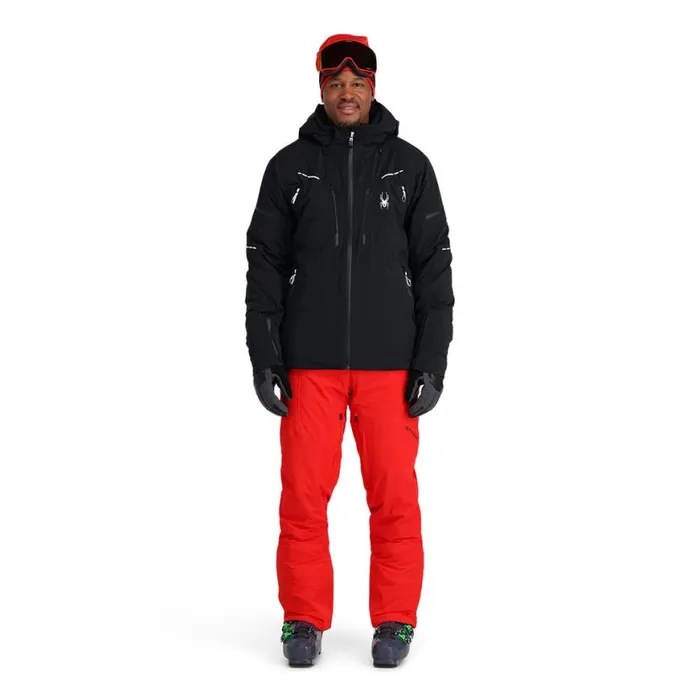 Mens Pinnacle Black Spyder Insulated