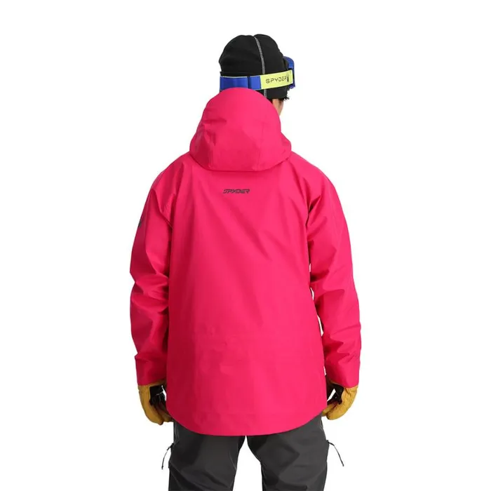 Mens Sanction Pink Spyder Shell