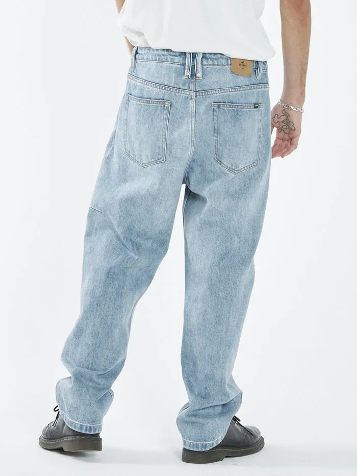 Mens Slacker Denim Jean Dust Blue Thrills Denim