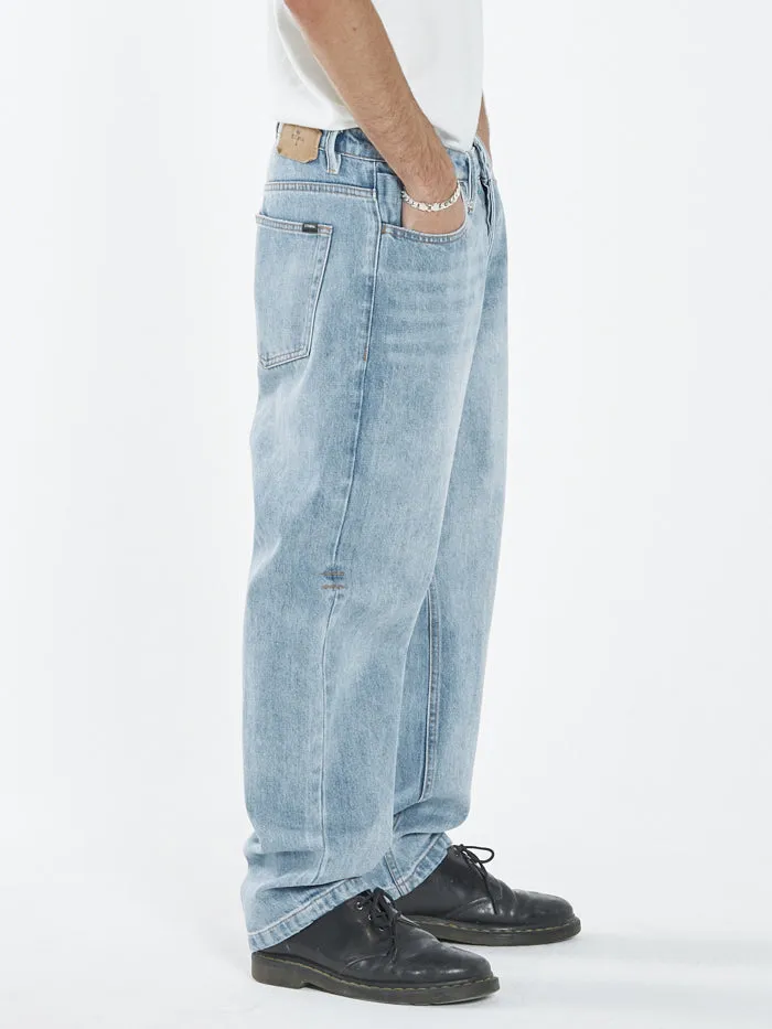 Mens Slacker Denim Jean Dust Blue Thrills Denim