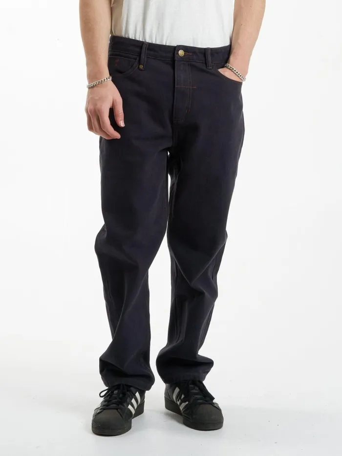 Mens Slacker Denim Jean Midnightblue Thrills Denim