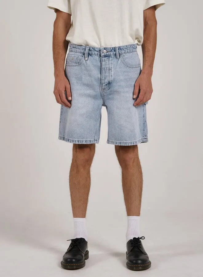 Mens Slacker Denim Short Ash Blue Thrills Denim Shorts