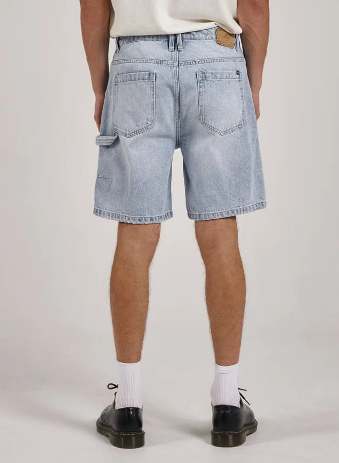 Mens Slacker Denim Short Ash Blue Thrills Denim Shorts