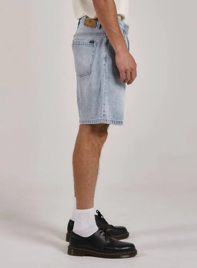Mens Slacker Denim Short Ash Blue Thrills Denim Shorts