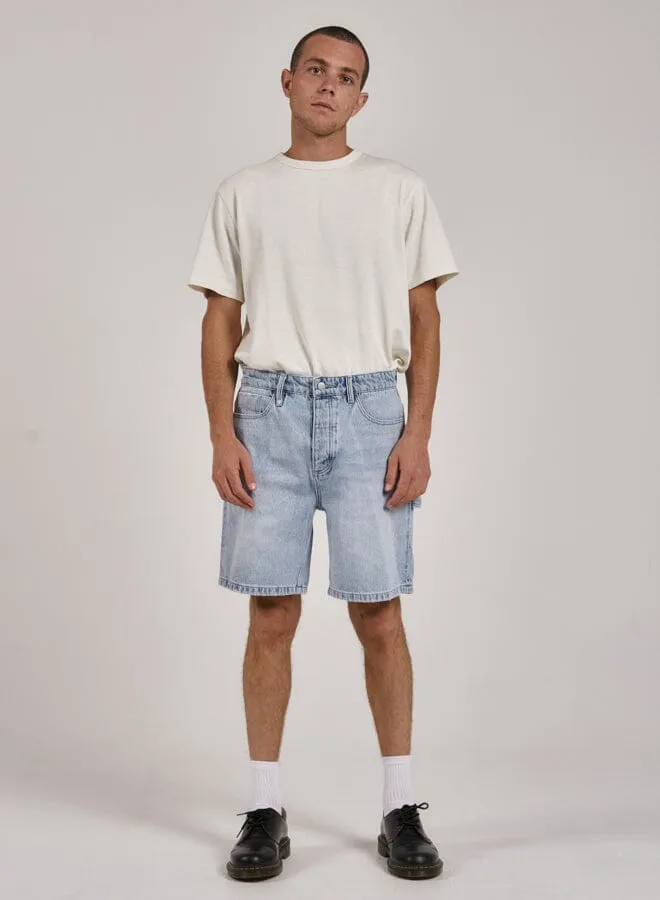 Mens Slacker Denim Short Ash Blue Thrills Denim Shorts