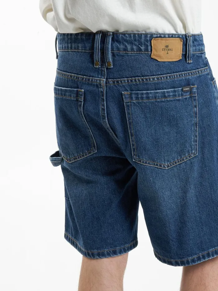 Mens Slacker Denim Short Roadhouse Blue Thrills Denim Shorts