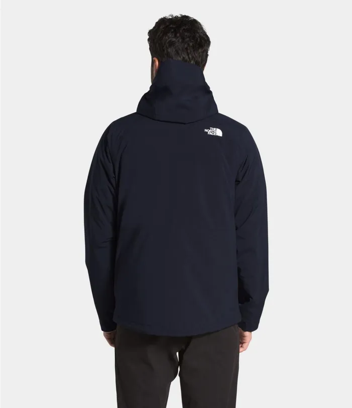 Mens ThermoBall Eco Triclimate Jacket Aviator Navymallard Blue Abstract Ikat Print The North Face Insulated and Down Jackets