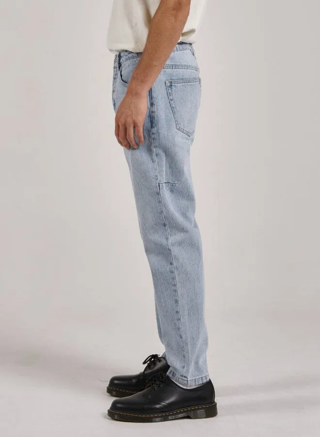 Mens Unchopped Denim Jean Ash Blue Thrills Denim