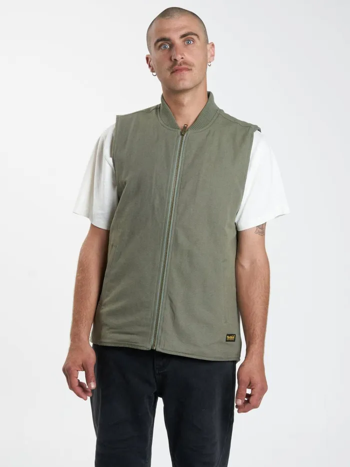 Mens Union Vest Mild Army Thrills Jackets