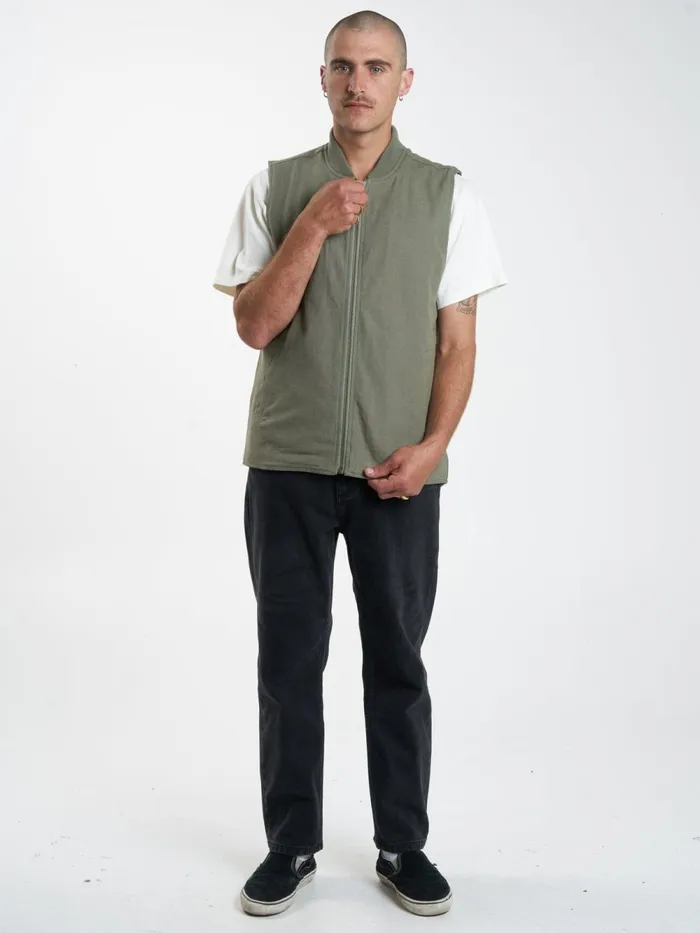 Mens Union Vest Mild Army Thrills Jackets
