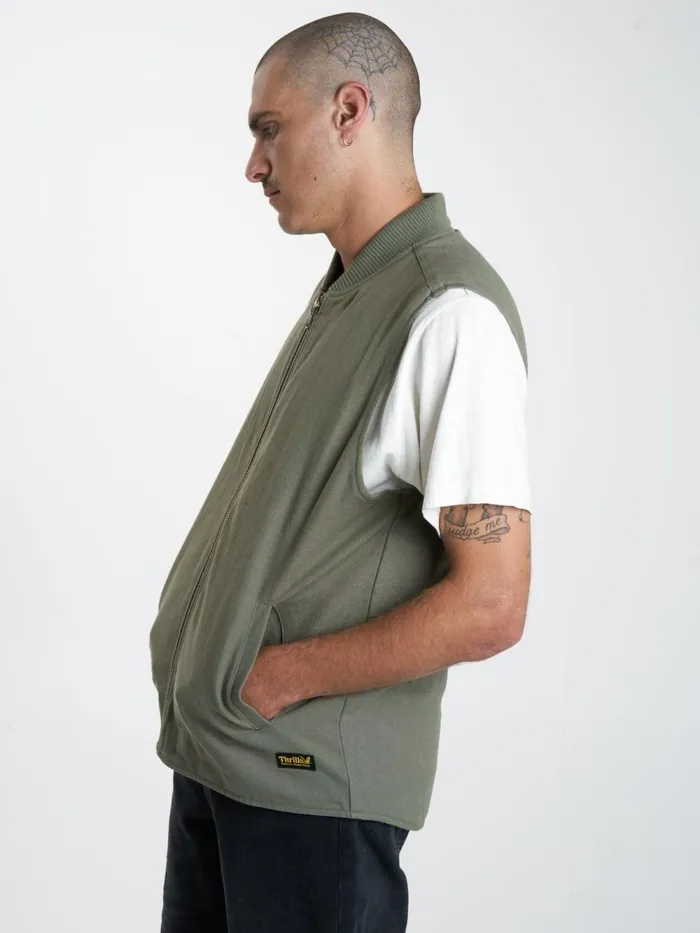 Mens Union Vest Mild Army Thrills Jackets