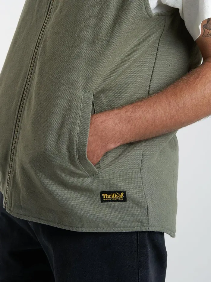 Mens Union Vest Mild Army Thrills Jackets