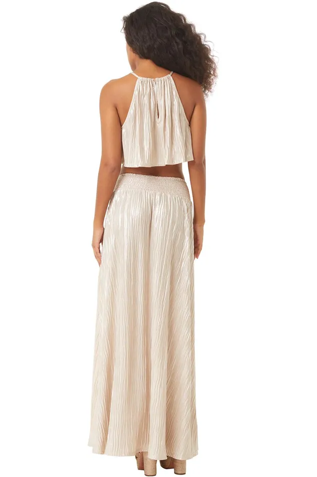 MISA Los Angeles BALENA SKIRT Mother Of Pearl Women Skirts and Shorts
