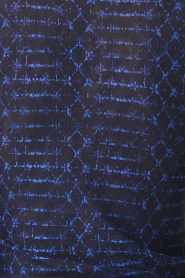 MISA Los Angeles EKAT SKIRT Midnight Shibori Women Skirts and Shorts