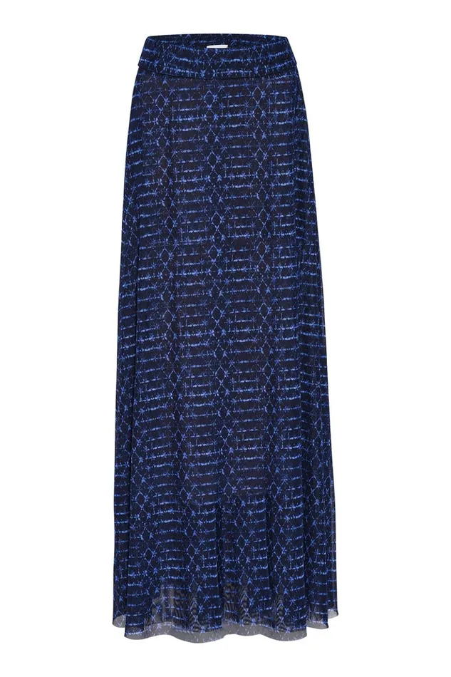 MISA Los Angeles EKAT SKIRT Midnight Shibori Women Skirts and Shorts