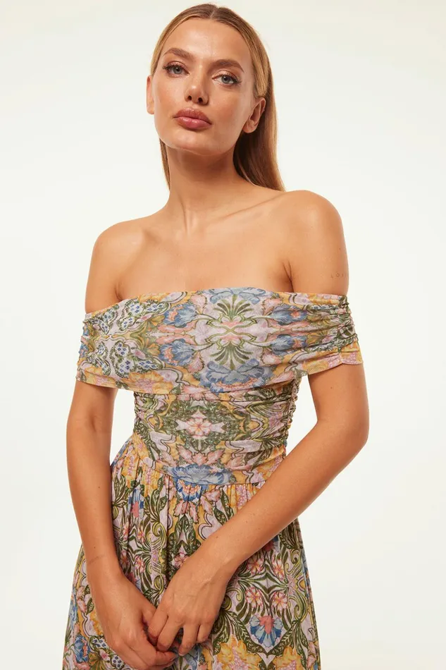 MISA Los Angeles FIORELLA DRESS Dolce Vita Kaleidoscope Women Dresses