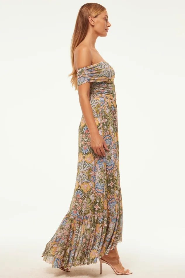 MISA Los Angeles FIORELLA DRESS Dolce Vita Kaleidoscope Women Dresses