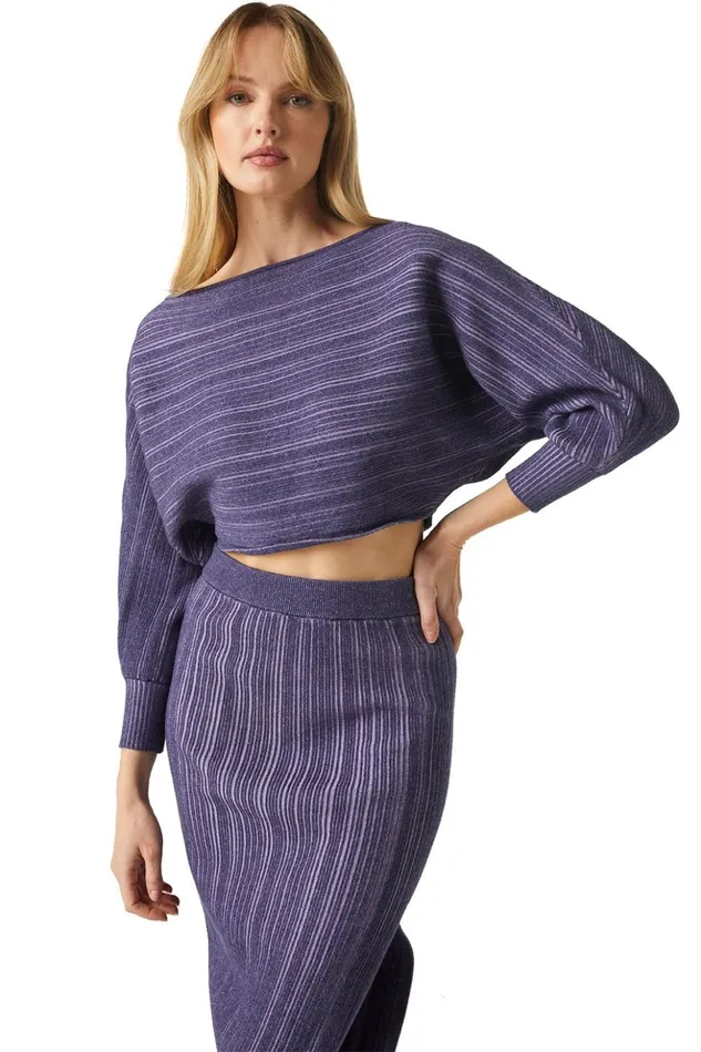 MISA Los Angeles GLORIA SKIRT Blackskinny Latte Women Matching Sets