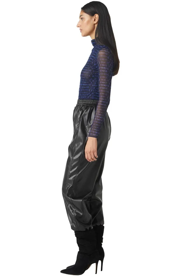 MISA Los Angeles NADJA TOP Midnight Shibori Women Tops