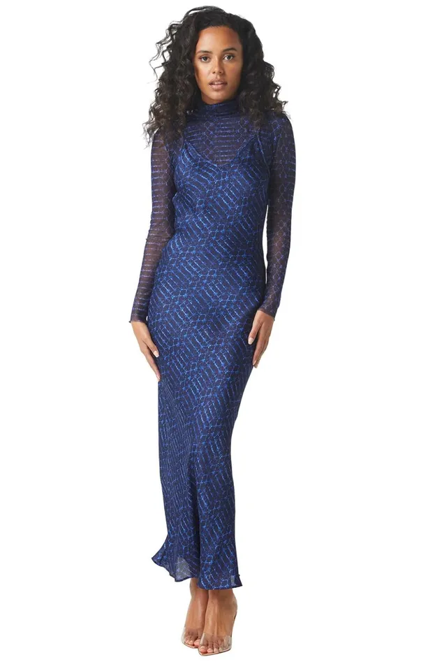 MISA Los Angeles NADJA TOP Midnight Shibori Women Tops