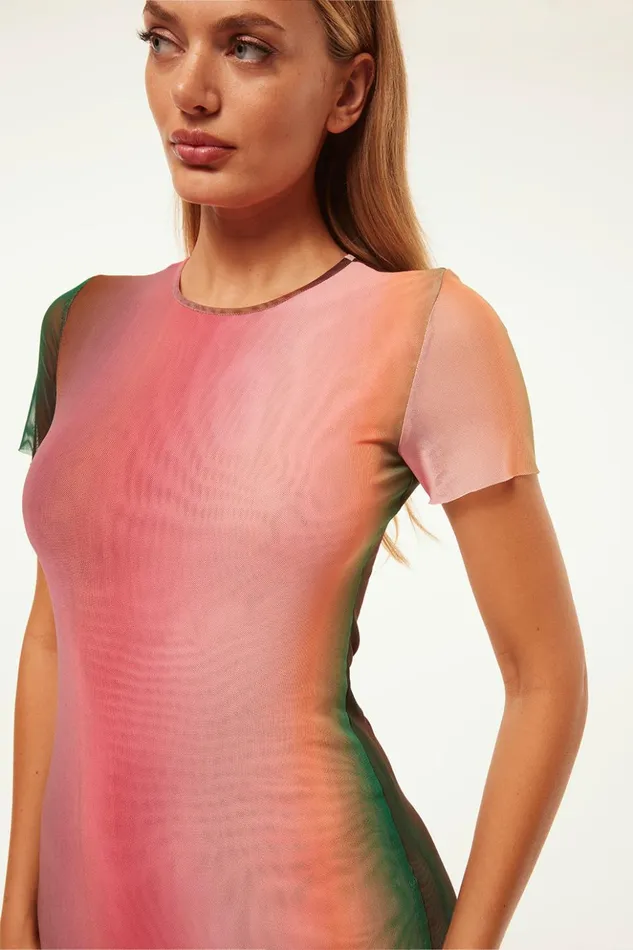 MISA Los Angeles VANESSA DRESS Cali Ombre Women Dresses