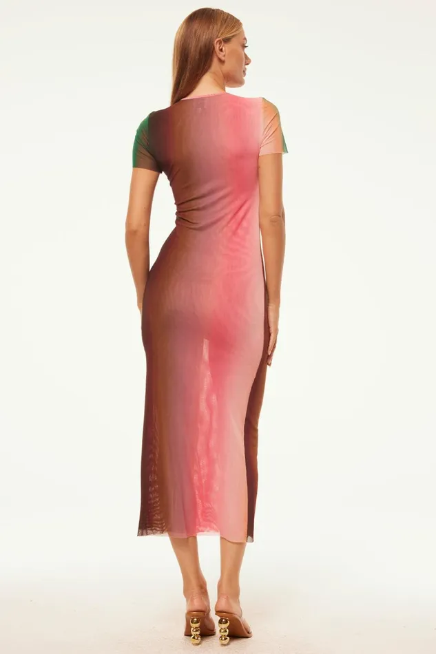 MISA Los Angeles VANESSA DRESS Cali Ombre Women Dresses