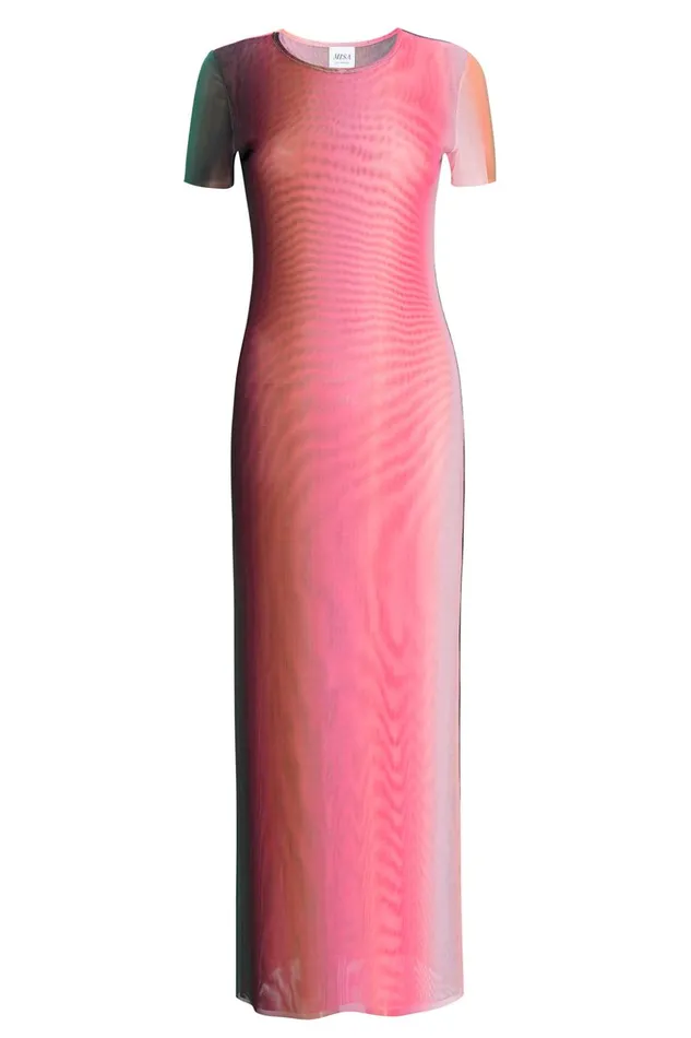 MISA Los Angeles VANESSA DRESS Cali Ombre Women Dresses