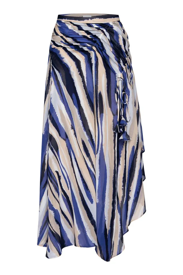MISA Los Angeles ZULIKA SKIRT Striped Instinct Women Skirts and Shorts