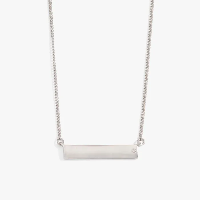 Necklaces Women Alex And Ani Bar Necklace With Crystal Accent Silver