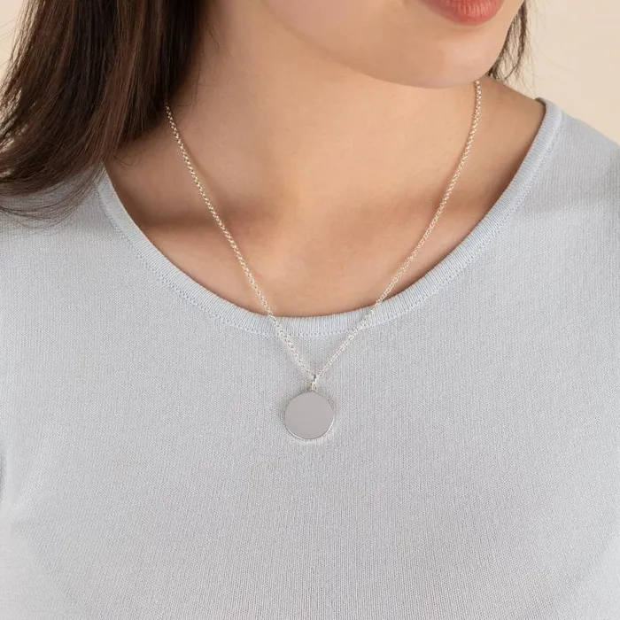 Necklaces Women Alex And Ani Circle Charm Necklace 21039039 Silver