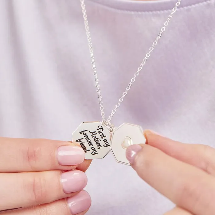 Necklaces Women Alex And Ani First My Mother Forever My Friend039 Slider Charm Necklace Gold