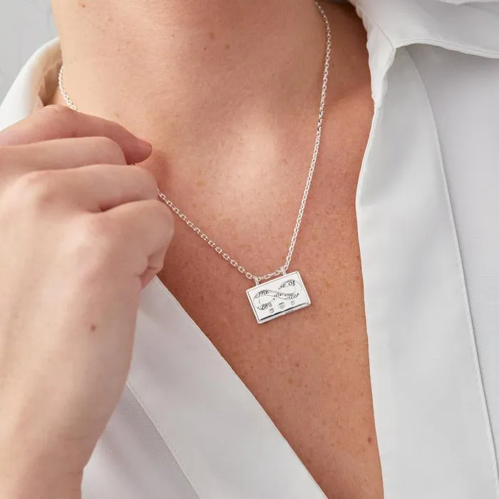 Necklaces Women Alex And Ani Hidden Message Infinity Affirmation Necklace Silver