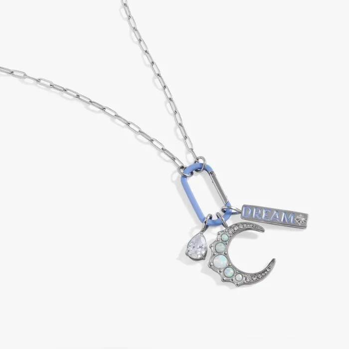 Necklaces Women Alex And Ani Moon Dream Interchangeable Charm Necklace Stainless Steel Silver