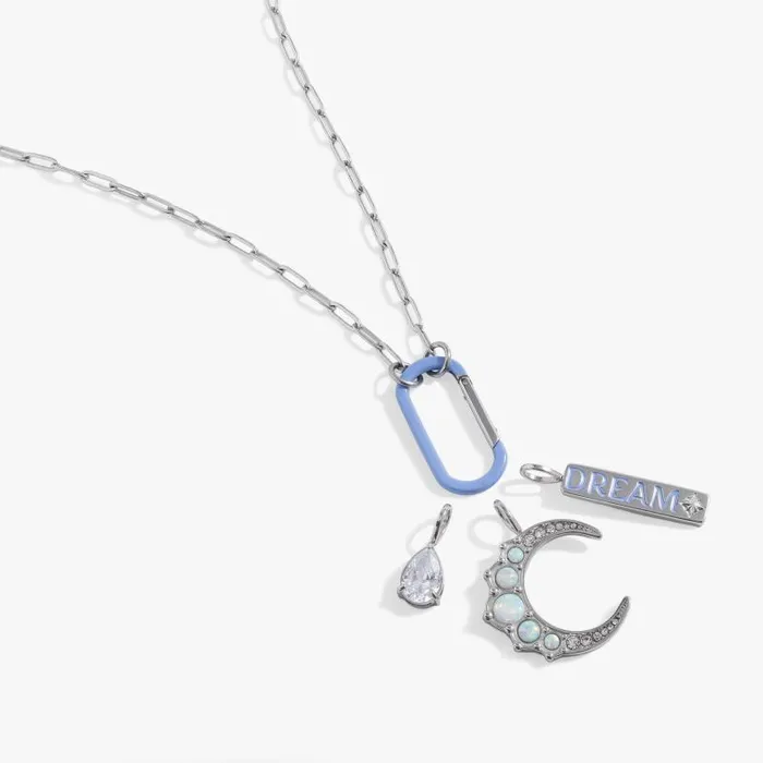 Necklaces Women Alex And Ani Moon Dream Interchangeable Charm Necklace Stainless Steel Silver