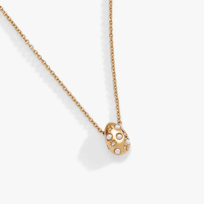 Necklaces Women Alex And Ani Pearl And Crystal Pendant Necklace Gold