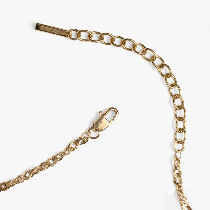 Necklaces Women Alex And Ani Singapore Chain Charm and Layering Necklace Stainless Steel Silver