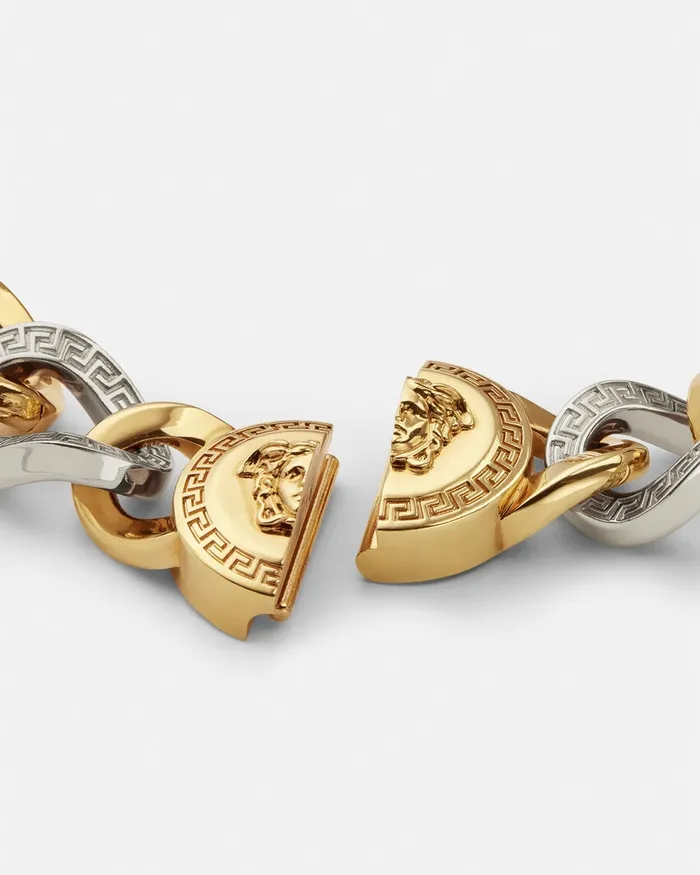Necklaces WomenMen Versace Medusa Chain Necklace Gold