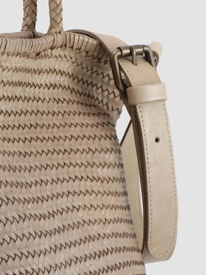Officine Creative Bags SUSAN 01 Noun Taupe Leather Tote Bag 8211 Women