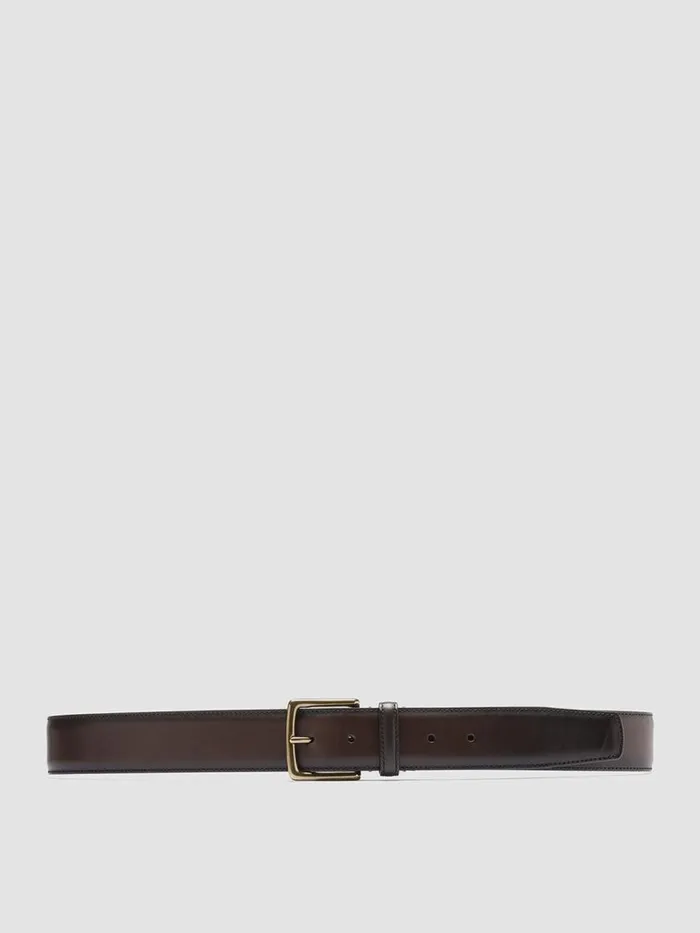 Officine Creative Belts OC STRIP 03 Moro Brown Leather Belt 8211 Men
