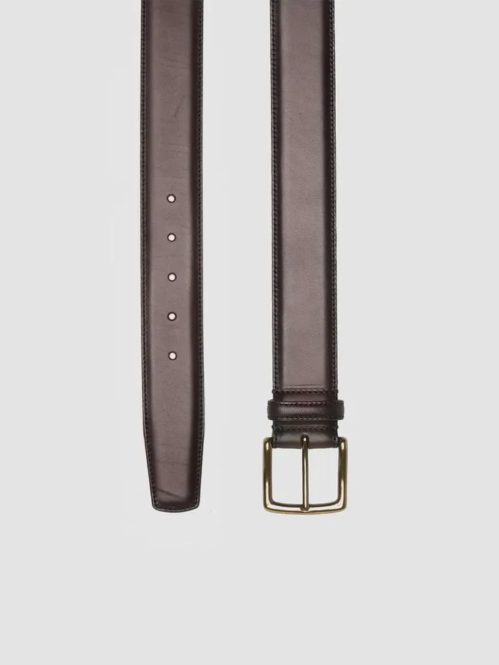 Officine Creative Belts OC STRIP 03 Moro Brown Leather Belt 8211 Men