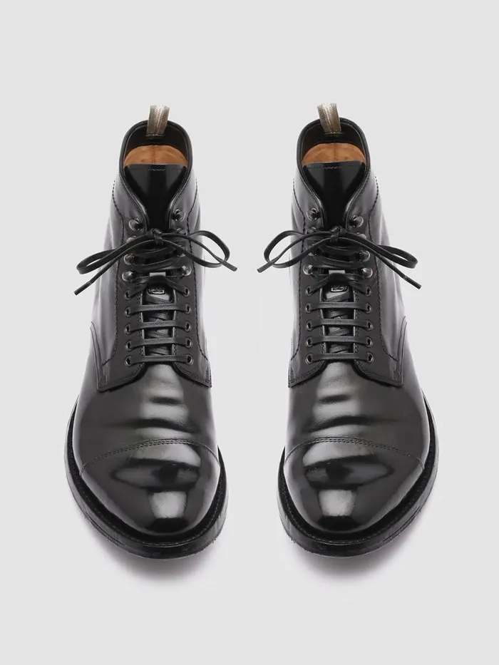 Officine Creative Boots and Ankle Boots ANATOMIA 016 Nero Black Leather Ankle Boots 8211 Men Officine Creative Boots and Ankle Boots ANATOMIA 016 Nero Black Leather Ankle Boots 8211 Men