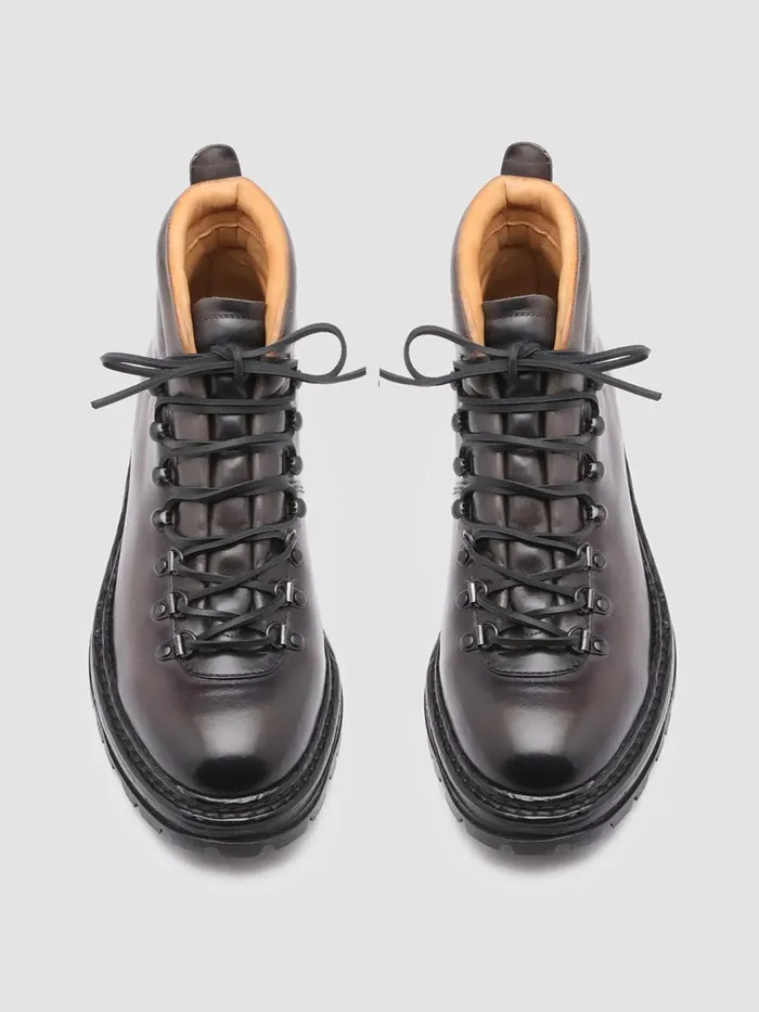 Officine Creative Boots and Ankle Boots ARTIK 001 Grigio Grey Leather Hiking Ankle Boots 8211 Men Officine Creative Boots and Ankle Boots ARTIK 001 Grigio Grey Leather Hiking Ankle Boots 8211 Men