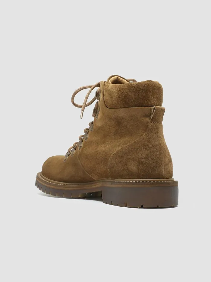 Officine Creative Boots and Ankle Boots BOSS 003 Birra Brown Suede Lace Up Boots 8211 Men Officine Creative Boots and Ankle Boots BOSS 003 Birra Brown Suede Lace Up Boots 8211 Men
