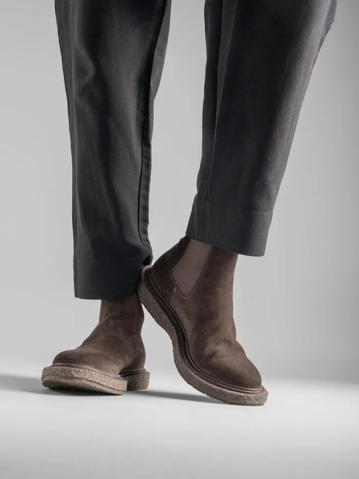 Officine Creative Boots and Ankle Boots BULLET 002 Black Suede Chelsea Boots 8211 Men Officine Creative Boots and Ankle Boots BULLET 002 Black Suede Chelsea Boots 8211 Men