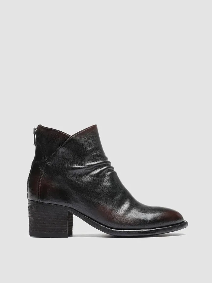 Officine Creative Boots and Booties DENNER 100 OttoSupernero Burgundy Leather Ankle Boots 8211 Women