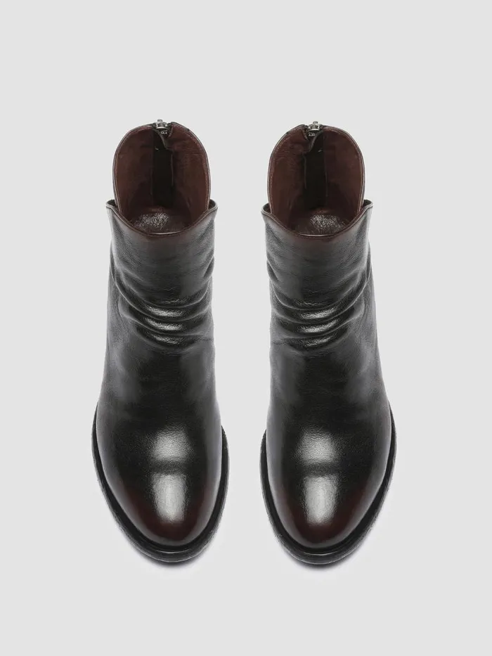 Officine Creative Boots and Booties DENNER 100 OttoSupernero Burgundy Leather Ankle Boots 8211 Women Officine Creative Boots and Booties DENNER 100 OttoSupernero Burgundy Leather Ankle Boots 8211 Women